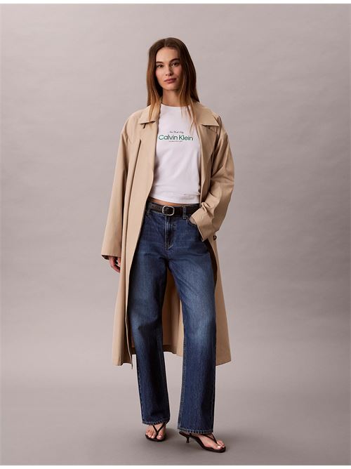 ss classic ck nyc logo tee CALVIN KLEIN JEANS | LV047F810GYAF